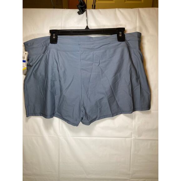 Go Gossip Women's Cover-Up Board Shorts w Drawstring, Gray, XL - Picture 5 of 16